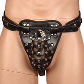 Gay Chastity Locking Belt Briefs